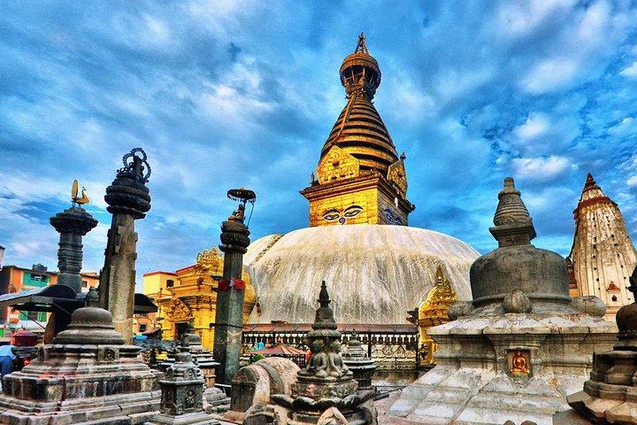 Tour Privado de Swyambhunath e Kathmandu Durbar Square