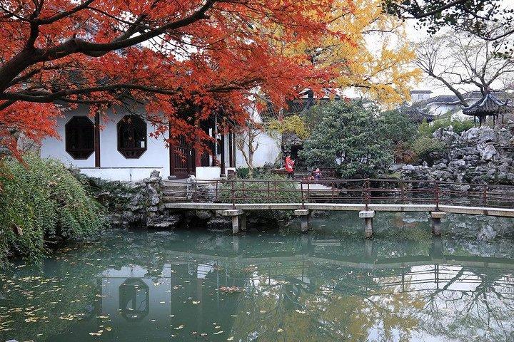 Suzhou privat vandretur med Panmen Gate, City Moat og Yiyuan Garden