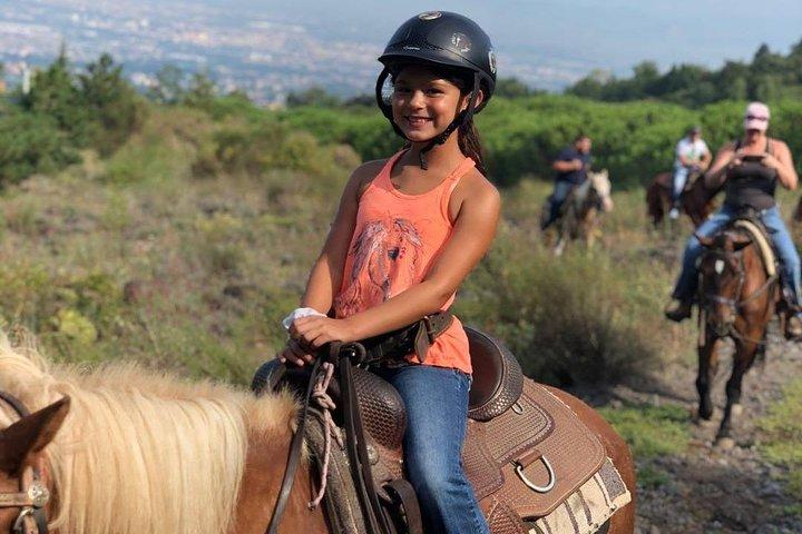 Passeio a cavalo guiado pelo Monte Vesúvio com amostra de vinho