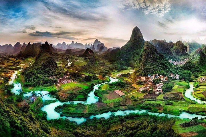 Visite privée de 2 jours à Guilin: croisière sur la rivière Li et excursion dans la campagne de Yangshuo