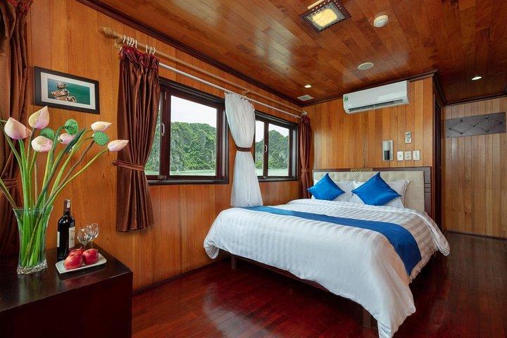 Halong bay deluxe cruise 2D / 1N: kayak, natación, cueva sorpresa, isla Titop