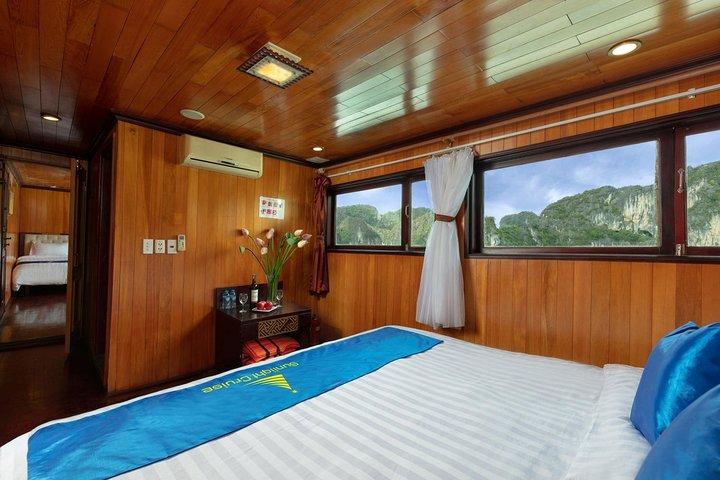 Halong bay deluxe cruise 2D / 1N: kayak, natación, cueva sorpresa, isla Titop