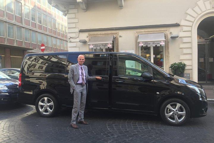 Transfer dall'aeroporto di Fiumicino/Ciampino al centro di Roma