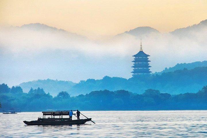 Hangzhou privédagtour vanuit Nanjing met een hogetrein met drop-off optie