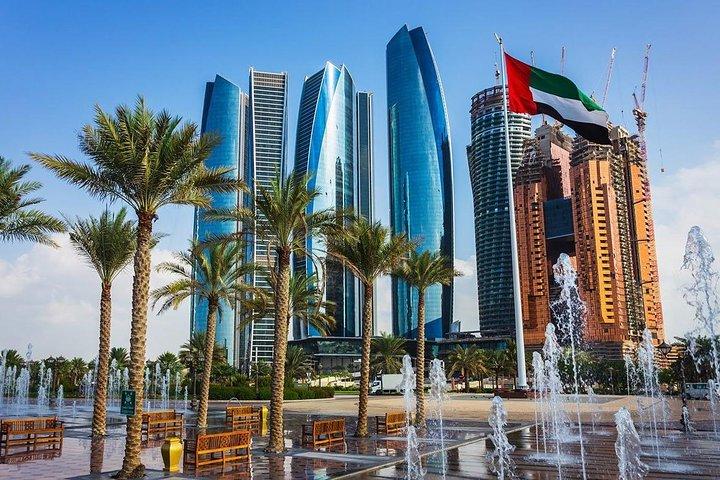 Visite de la ville d'Abu Dhabi avec visite de la grande mosquée