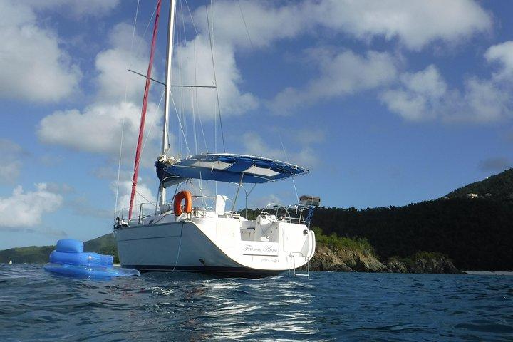 St John & Surrounding Cays - Journée complète de voile/snorkel, 6 invités Max
