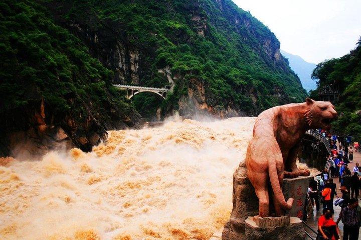 Privat dagstur till Yangtze-floden First Bend, Shigu Ancient Town, Tiger Leaping Gorge från Lijiang