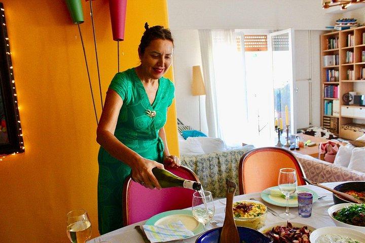 PRIVATE Greek Cooking Class & Wine in Chef Katerina’s Athens Home