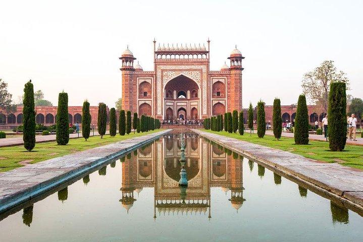 Boleto de entrada al Taj Mahal con complementos opcionales