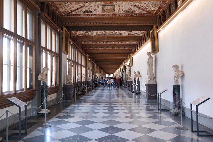 Visita guiada a pé de Florença com Uffizi e Accademia