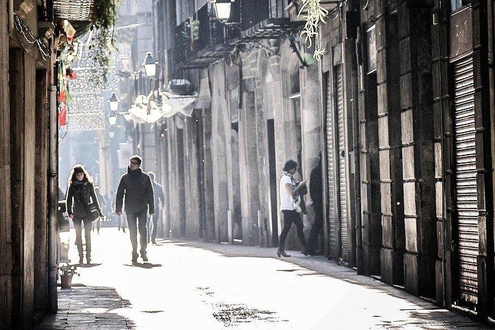 歴史的なバルセロナ-ゴシック地区、大聖堂＆ローマ遺産