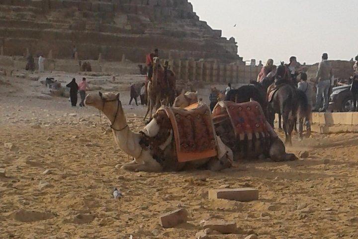 Dagtocht naar Gizeh-piramides met kameelrit en Egyptisch museum in Caïro