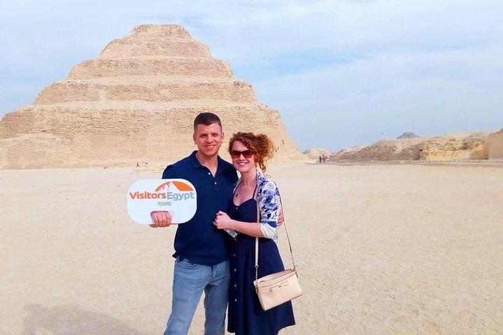Dagtur på de store pyramider, Sakkara og Memphis