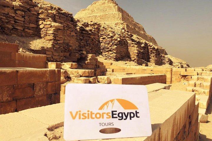 Dagstur på Pyramiderna, Sakkara och Memphis