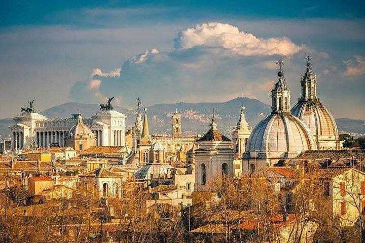 Traslado desde el centro de Roma al aeropuerto de Fiumicino con furgoneta