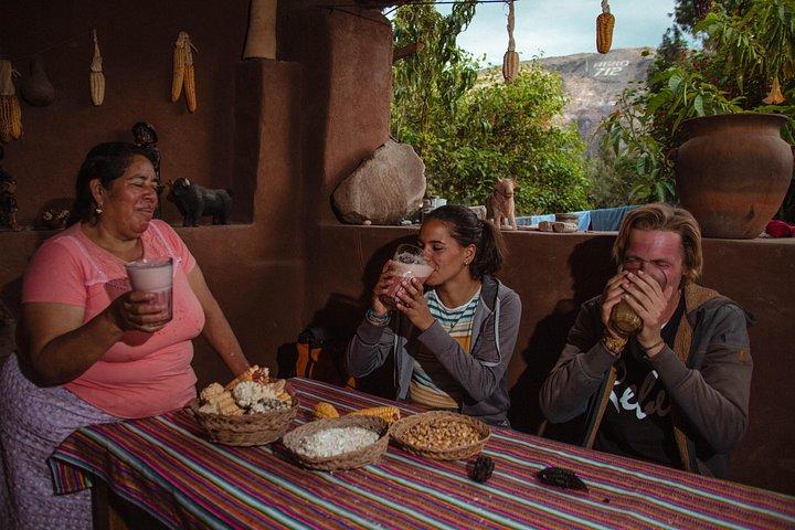 Make artisan chocolate , chicha de jora and ceramic ornaments with local experts