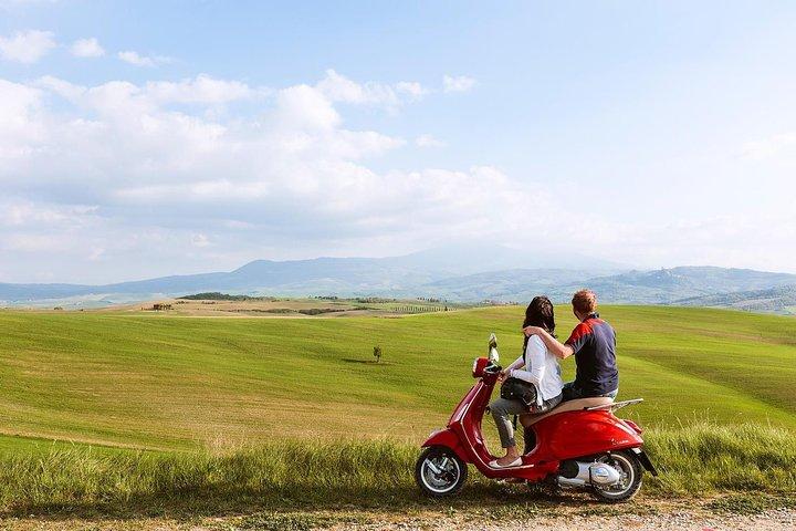 Romantisk Vespa-tur og vinsmagning