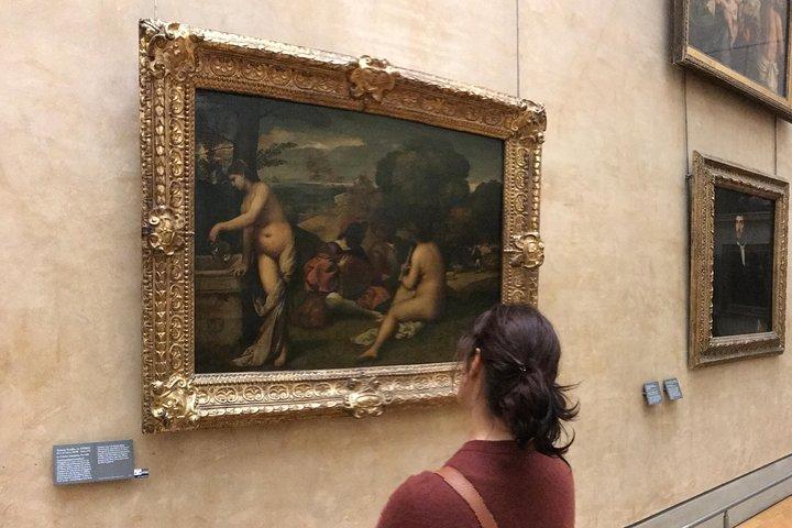 Louvre-museets mesterværker, herunder Mona Lisa