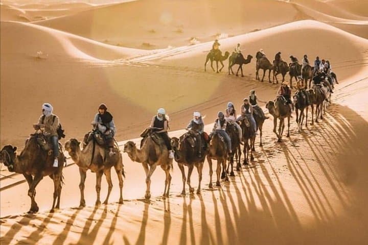 LUXURY Desert Camp: 3 Days Marrakech to Merzouga and Camel Trek
