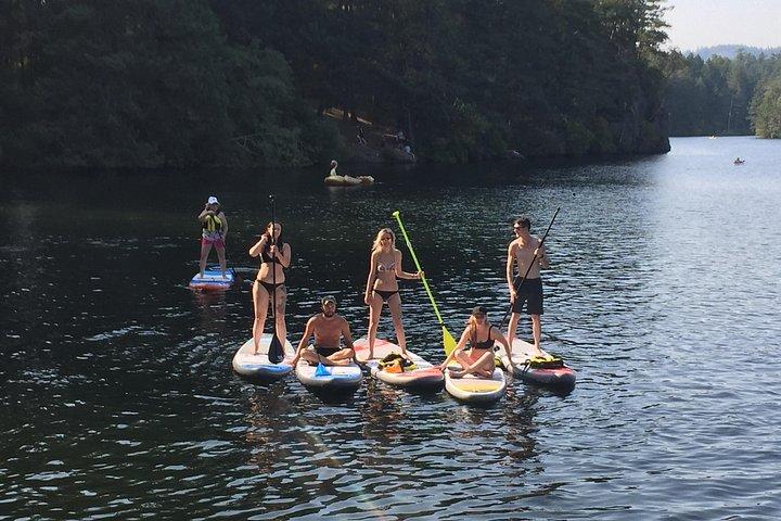 Paddling Thetis Lake