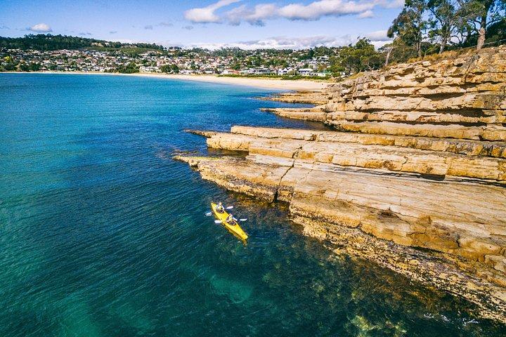 Hobart's Cliffs, Caves and Beaches Kayak Tour