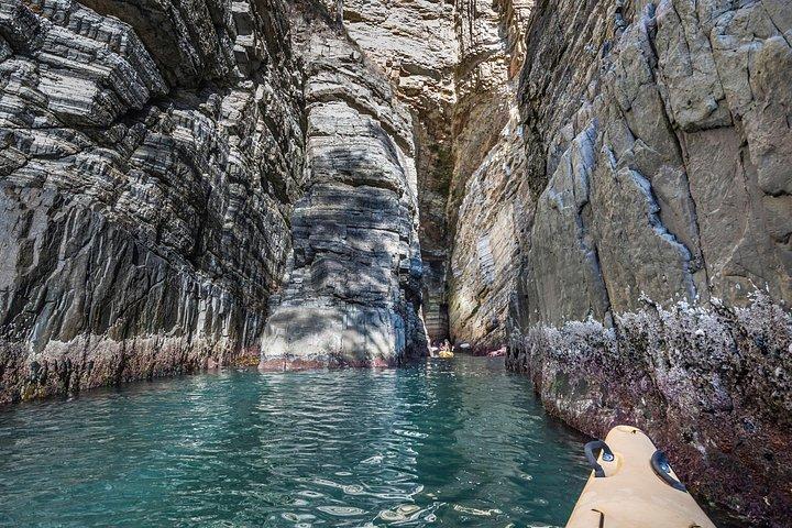 Hobart's Cliffs, Caves and Beaches Kayak Tour
