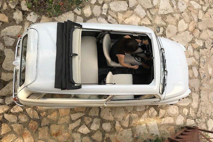 ビンテージクラシックイタリア車でのローマのツアー