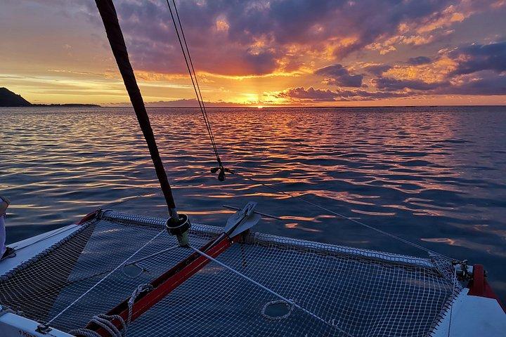 Solnedgångskryssning i Moorea
