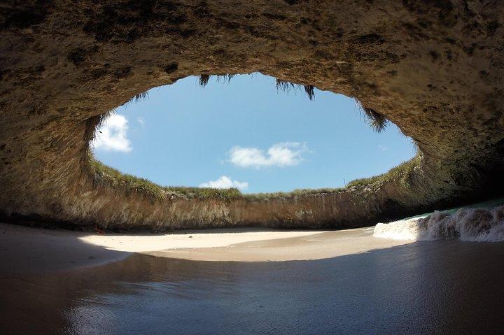Guaranteed hidden beach-marietas islands.