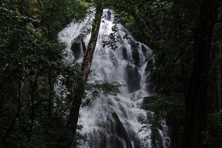 火山の滝と温泉プライベートツアー