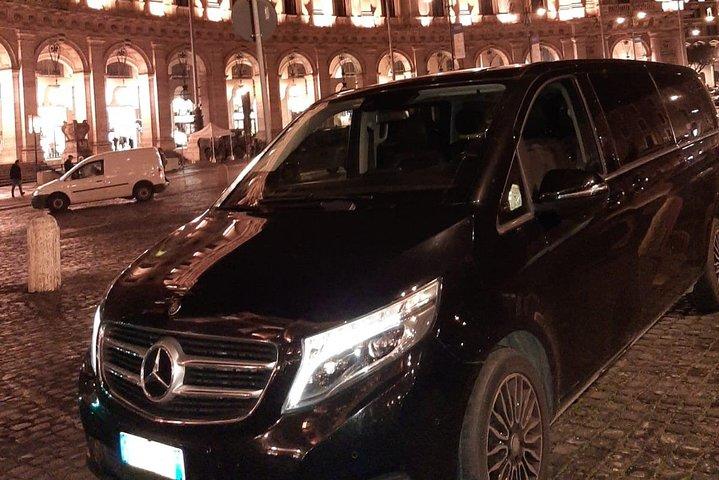 Traslado privado Vip al aeropuerto desde el aeropuerto de Roma al hotel de la ciudad de Roma