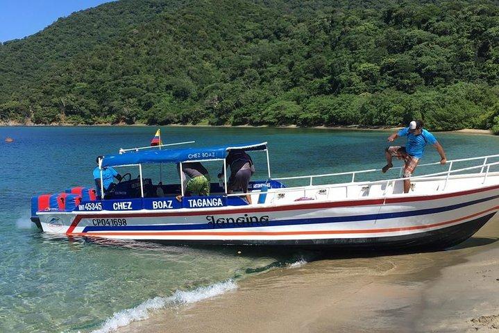 Besichtigung des Crystal Beach Tayrona Parks