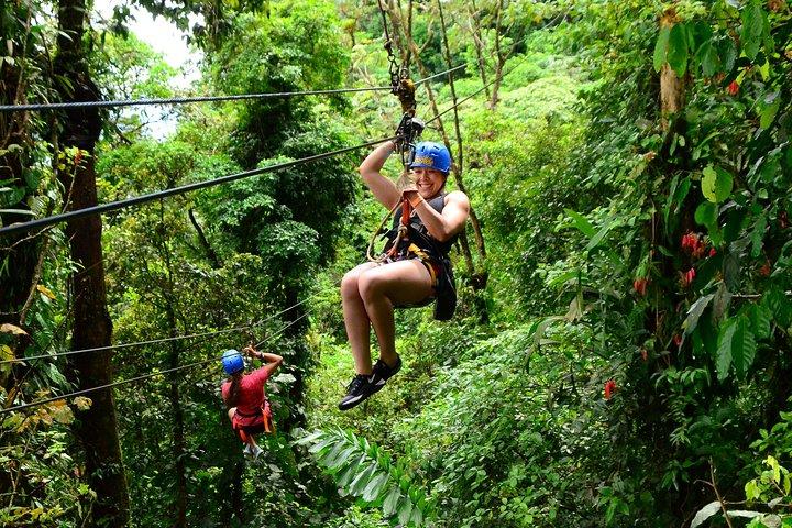 Canopy Tour + Altalena Tarzan + Rafting