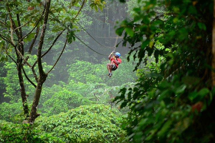 Canopy Tour + Altalena Tarzan + Rafting