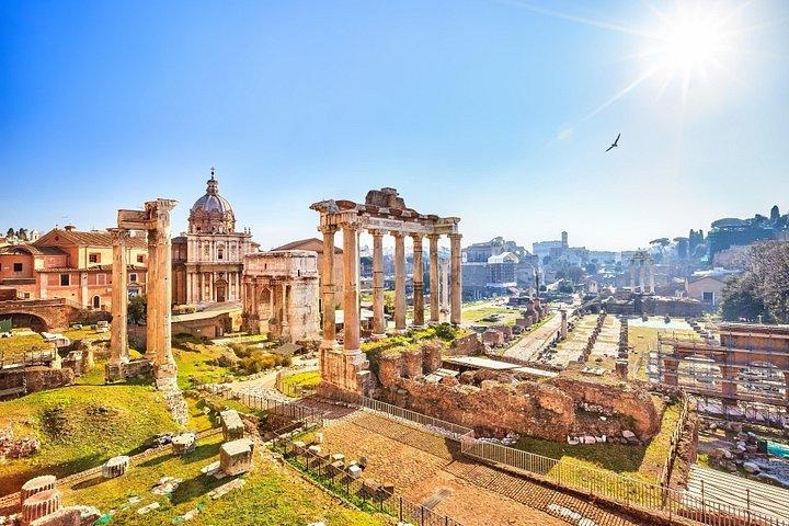Imperial Forum Private Walking Tour including Trajan's Market