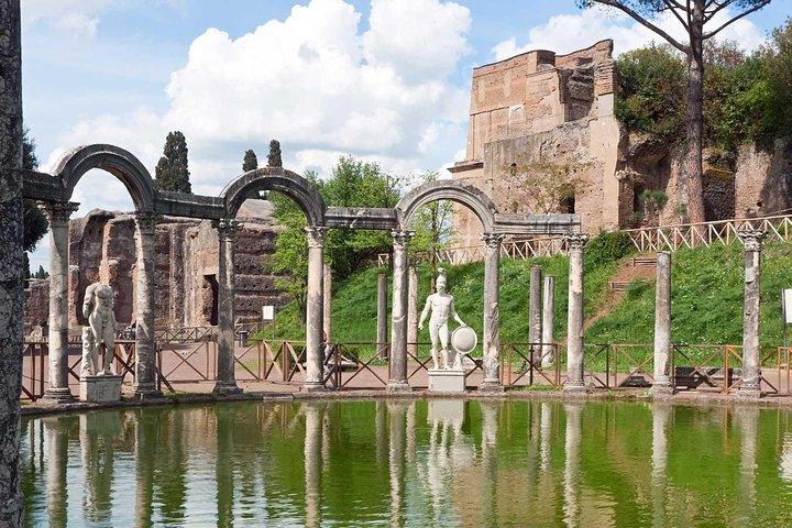 ローマのVilla d'EsteとVilla Adriana SkipTheLineチケットが含まれています