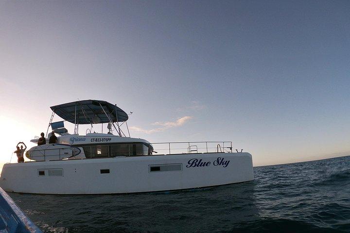 ¡Crucero en catamarán con snorkel y almuerzo a bordo!