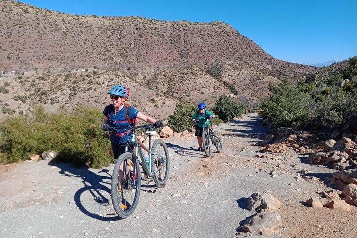 From Marrakech: Biking Day trip Atlas Mountain & Berber villages