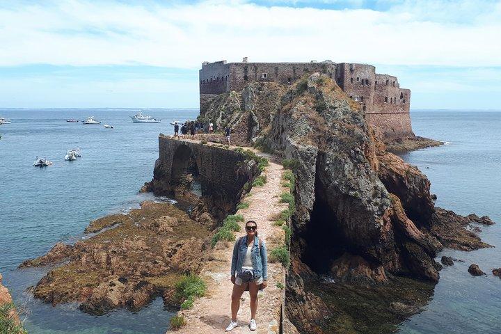 Shared Group Boat and Kayak at Berlengas Island with a local
