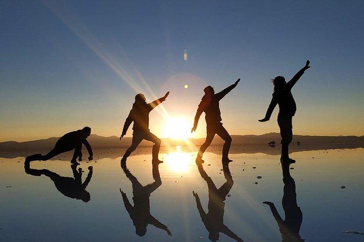 Salar De Uyuni. Klassischer Ganztag + Sonnenuntergang