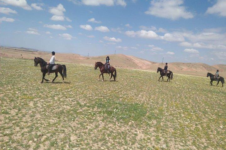 Horseback Riding in a special agafay desert