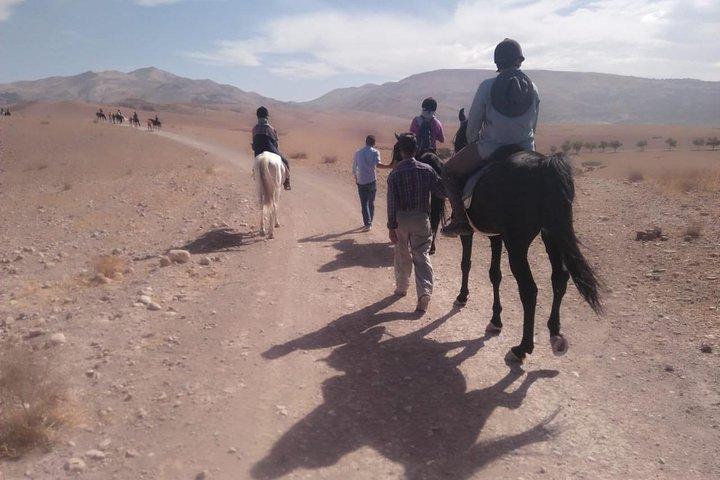 Horseback Riding in a special agafay desert
