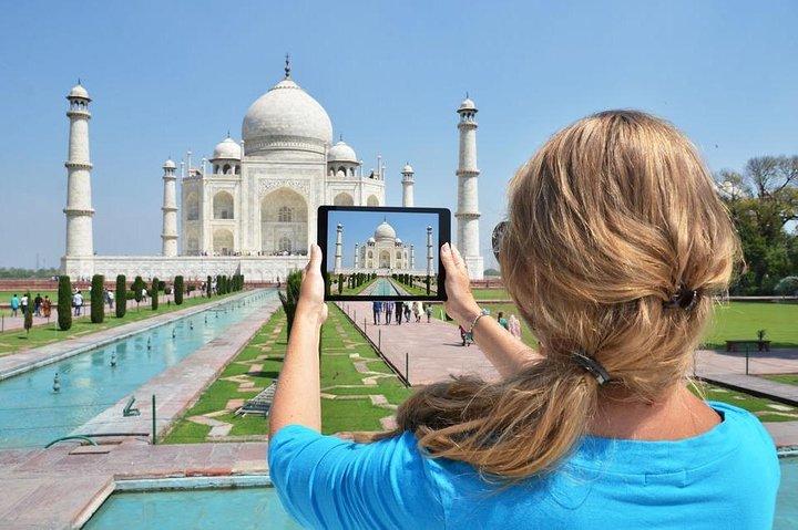 Boleto de entrada al Taj Mahal con complementos opcionales