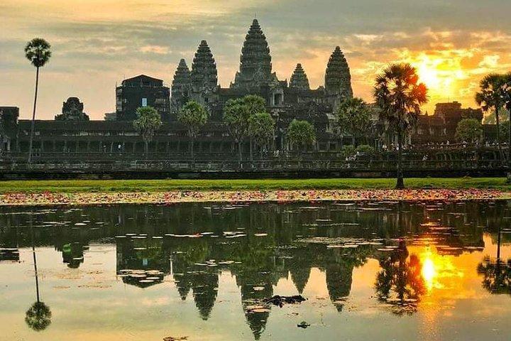 Angkor Hoogtepunt Zonsopgang Rondleiding & Banteay Srei Tempel