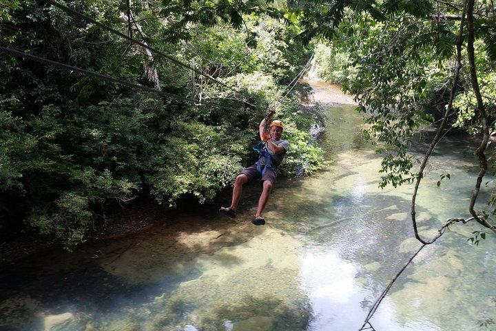 Jungle Zip-line eventyr fra Belize City