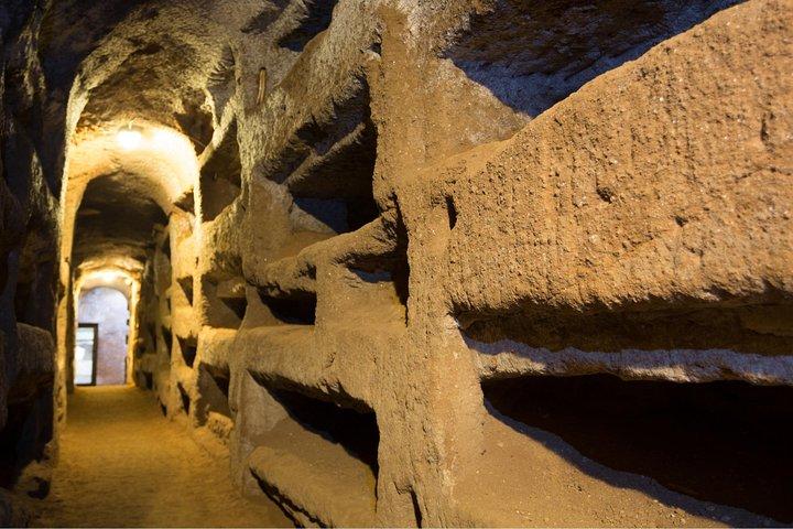Visites souterraines et transfert du Colisée et des catacombes de Rome
