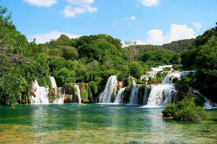 Viagem de um dia Krka Waterfalls e Šibenik