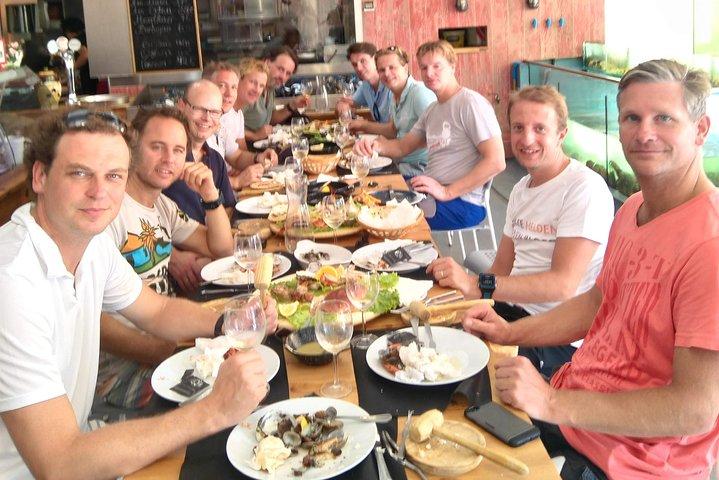 Algarve Bike and Food Tour con mariscos y degustación de vinos