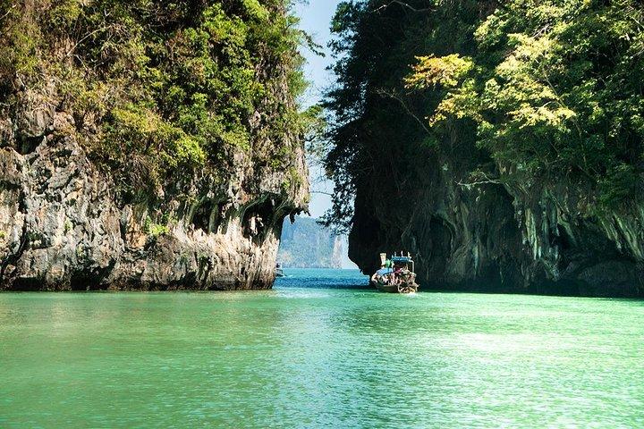 4 eiland volledige dag Krabi Tour: Longtail boot & lunch