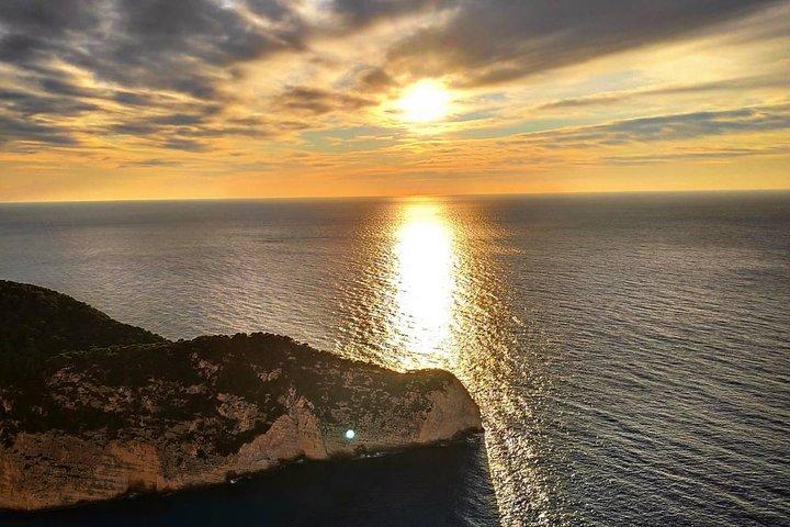 Excursion au coucher du soleil à Zakynthos